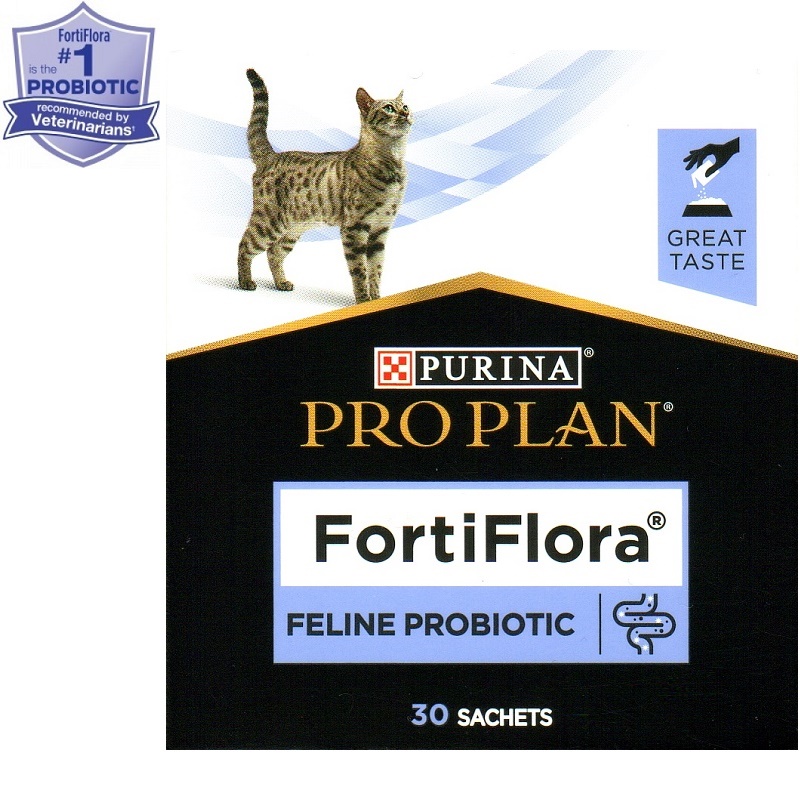 Pro Plan FortiFlora Feline Probiotic /Пробиотик За Котки При Стомашни Разстройства И Дисбаланс На Чревната Микрофлора/-30бр Pro Plan FortiFlora Feline Probiotic /Пробиотик За Котки При Стомашни Разстройства И Дисбаланс На Чревната Микрофлора/-30бр