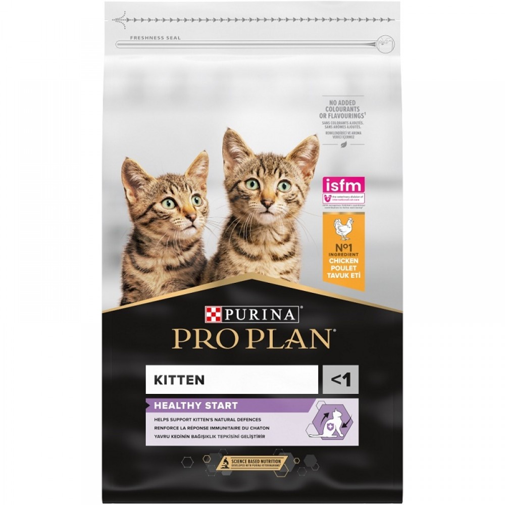 Pro Plan Kitten Healthy Start Chicken /Пълноценна Храна За Подрастващи Котенца И За Бременни И Кърмещи Котки С Пилешко Месо И Ориз/-10кг Pro Plan Kitten Healthy Start Chicken /Пълноценна Храна За Подрастващи Котенца И За Бременни И Кърмещи Котки С Пилешко Месо И Ориз/-10кг
