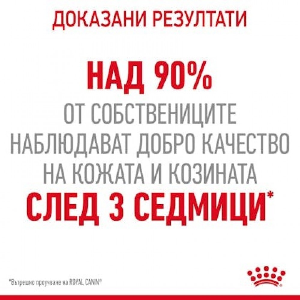 Royal Canin Hair&Skin Care /Храна За Израснали Котки За Красива И Здрава Кожа И Козина/-400гр