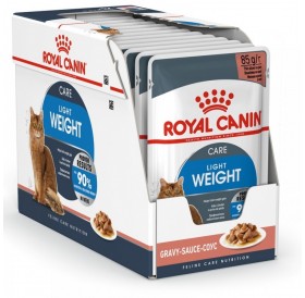 Royal Canin Light Weight Care Chunks In Gravy Pouches /Храна За Израснали Котки С Наднормено Тегло/-12x85гр