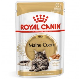 Royal Canin Maine Coon Adult Chunks In Gravy Pouches /Храна За Израснали Котки Порода Мейн Куун/-12x85гр