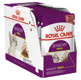 Royal Canin Sensory Smell Chunks In Gravy Pouches /Храна За Израснали Капризни Котки/-12x85гр