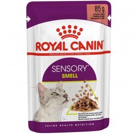Royal Canin Sensory Smell Chunks In Gravy Pouches /Храна За Израснали Капризни Котки/-12x85гр