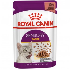 Royal Canin Sensory Taste Chunks In Gravy Pouches /Храна За Израснали Капризни Котки/-12x85гр