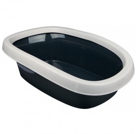Trixie Carlo Litter Tray With Rim Large /Открита Котешка Тоалетна С Борд/-58x39x17см