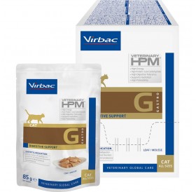 Virbac Veterinary HPM Digestive Support Cat Wet Food For Sensitive Stomachs /Диета За Котки С Храносмилателни Нарушения/-12х85гр