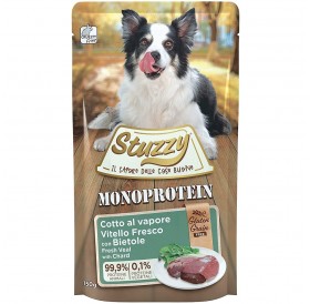 Stuzzy Monoprotein Grain&Gluten Free Fresh Veal With Chard /Храна За Израснали Кучета С Телешко Месо И Цвекло/-6х150гр