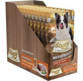Stuzzy Monoprotein Grain&Gluten Free Turkey With Courgette /Храна За Израснали Кучета С Пуешко Месо И Тиквички/-6х150гр