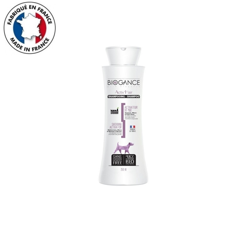 Biogance Active Hair Shampoo /Активиращ Шампоан За Кучета По Време На Линеене На Козината/-250мл Biogance Active Hair Shampoo /Активиращ Шампоан За Кучета По Време На Линеене На Козината/-250мл