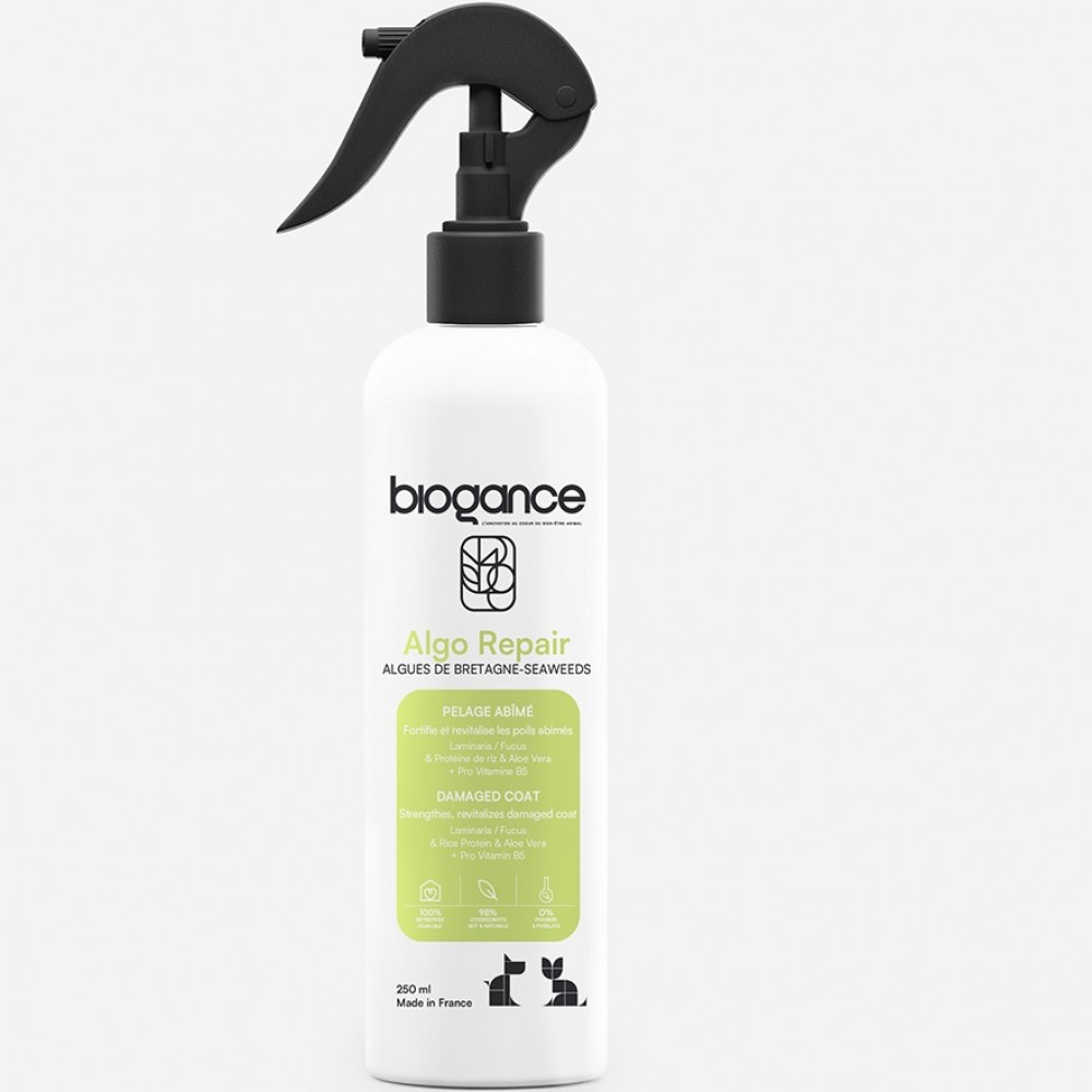 Biogance Algo Repair Spray /Възстановяващ Спрей За Козина/-250мл Biogance Algo Repair Spray /Възстановяващ Спрей За Козина/-250мл