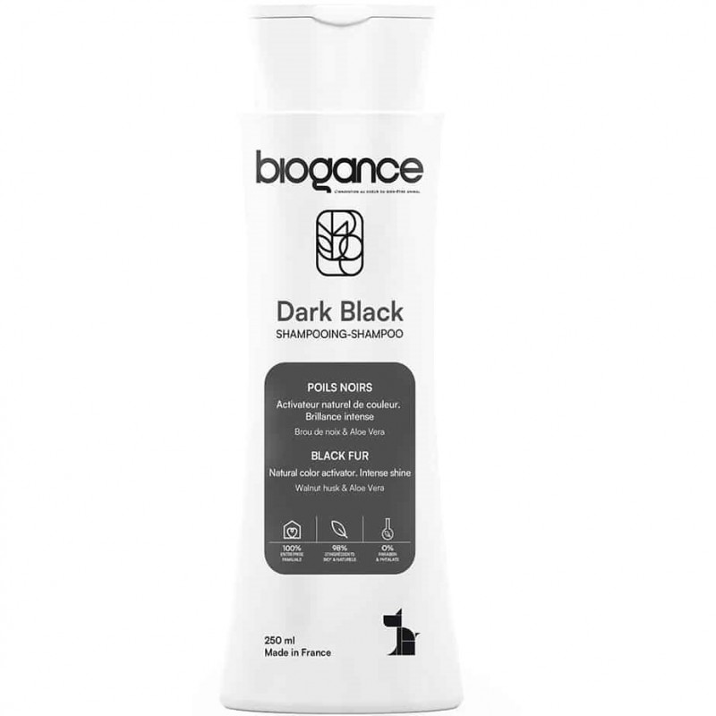 Biogance Dark Black Shampoo /Шампоан За Тъмна Или Черна Козина/-250мл