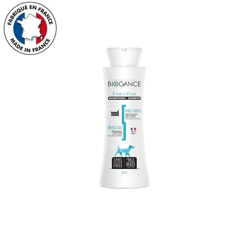 Biogance Fresh 'n' Pure Shampoo /Хидратиращ Шампоан За Честа Употреба За Кучета/-250мл Biogance Fresh 'n' Pure Shampoo /Хидратиращ Шампоан За Честа Употреба За Кучета/-250мл