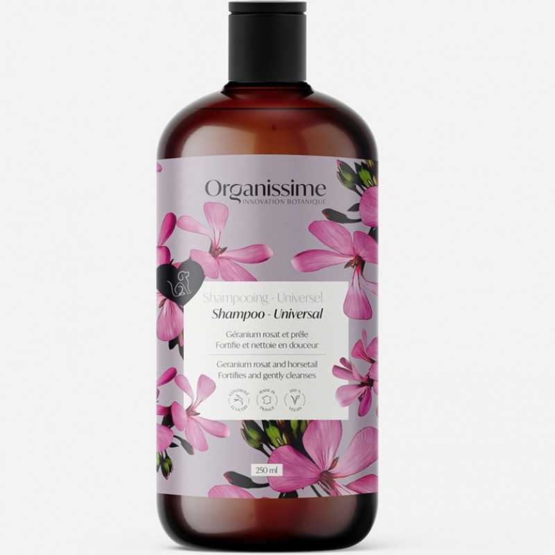 Biogance Organissime Universal Shampoo /Универсален Шампоан За Кучета С Всякакъв Тип Козина/-250мл