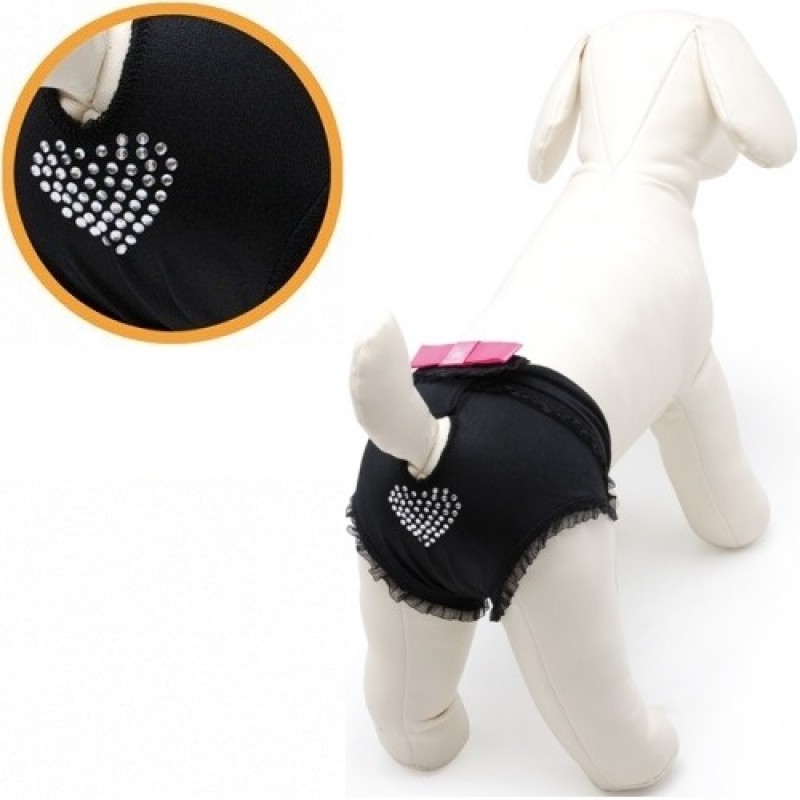 Camon Microfiber Dog Pants with Bow /панталони от микрофибър за куче №0/- 26см Camon Microfiber Dog Pants with Bow /панталони от микрофибър за куче №0/- 26см