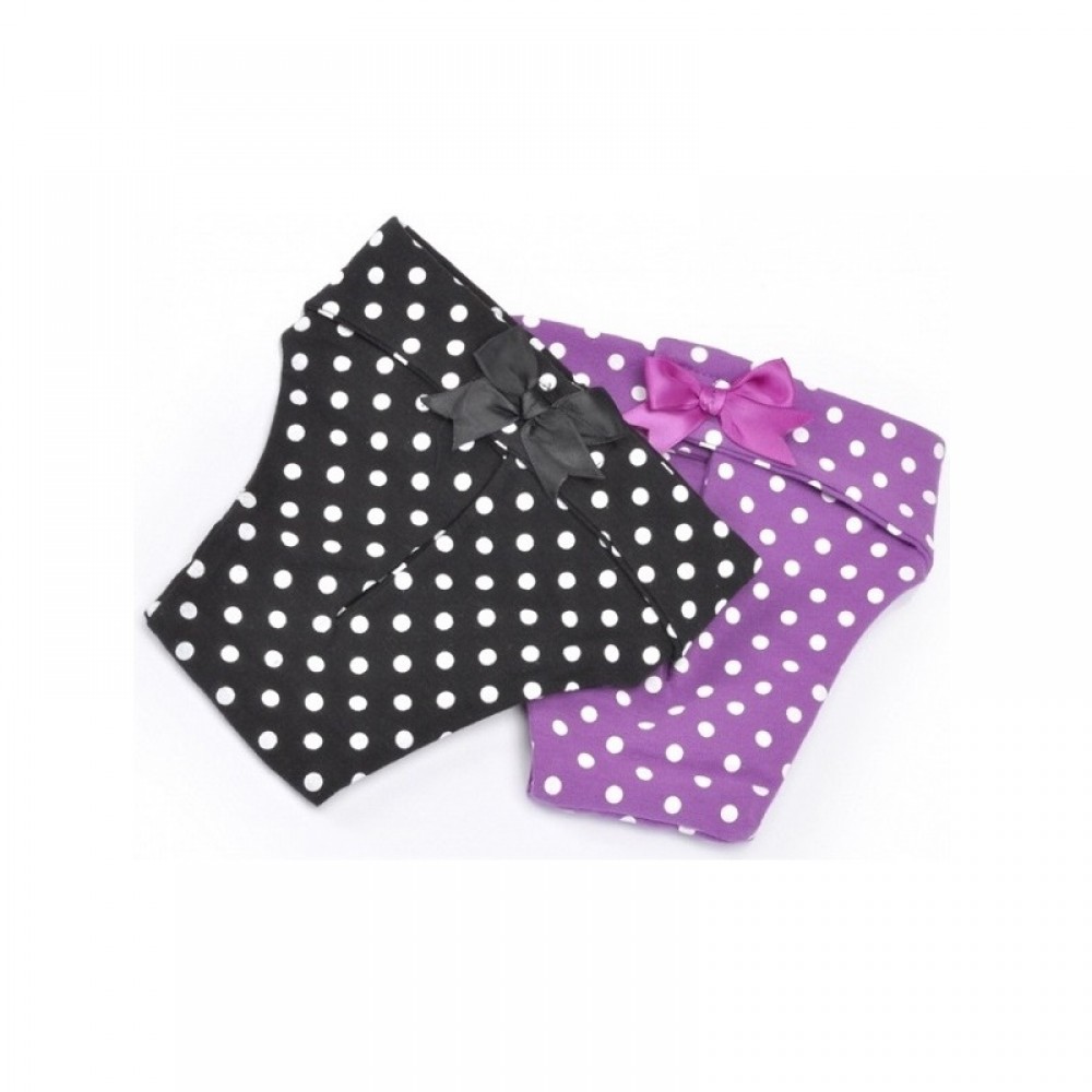 Camon Polka-Dotted Pants Black Tg.2 /Панталонки За Женски Кучета/-30см Camon Polka-Dotted Pants Black Tg.2 /Панталонки За Женски Кучета/-30см