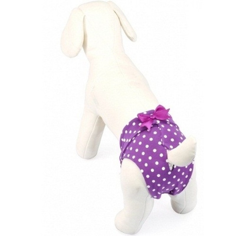 Camon Polka-Dotted Pants Violet Tg.3 /Панталонки За Женски Кучета/-34см