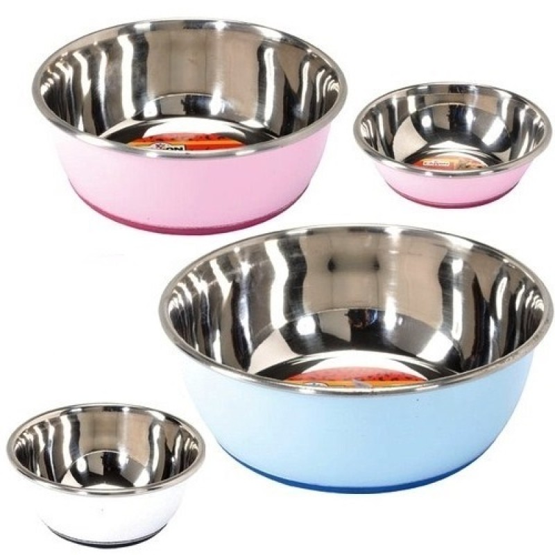 Camon Colourful Steel Bowl Selecta 3500ml /цветна метална купа с анти-приплъзващо дъно 3,5л/-Ø25,5см Camon Colourful Steel Bowl Selecta 3500ml /цветна метална купа с анти-приплъзващо дъно 3,5л/-Ø25,5см