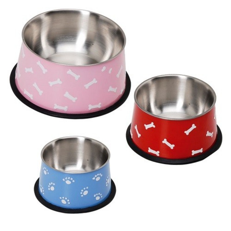 Camon No-tip Colourful Steel Bowl 800ml /цветна метална купа за кучета с дълги уши 0,8л/-Ø14,5см Camon No-tip Colourful Steel Bowl 800ml /цветна метална купа за кучета с дълги уши 0,8л/-Ø14,5см