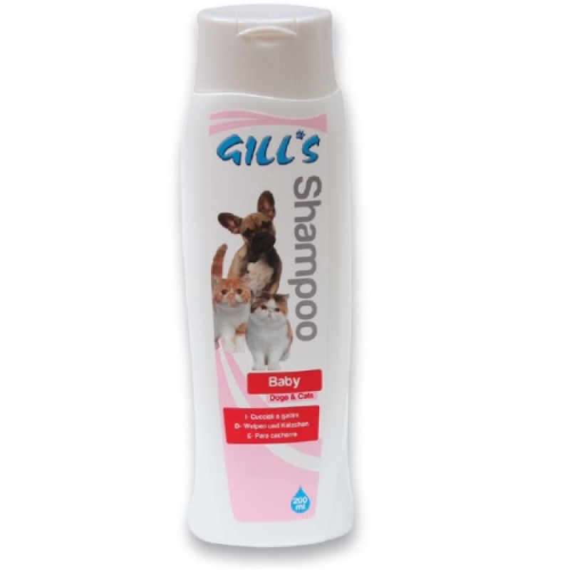 Croci Gill's Shampoo Baby /Шампоан За Подрастващи Кученца И Котенца/-200мл Croci Gill's Shampoo Baby /Шампоан За Подрастващи Кученца И Котенца/-200мл