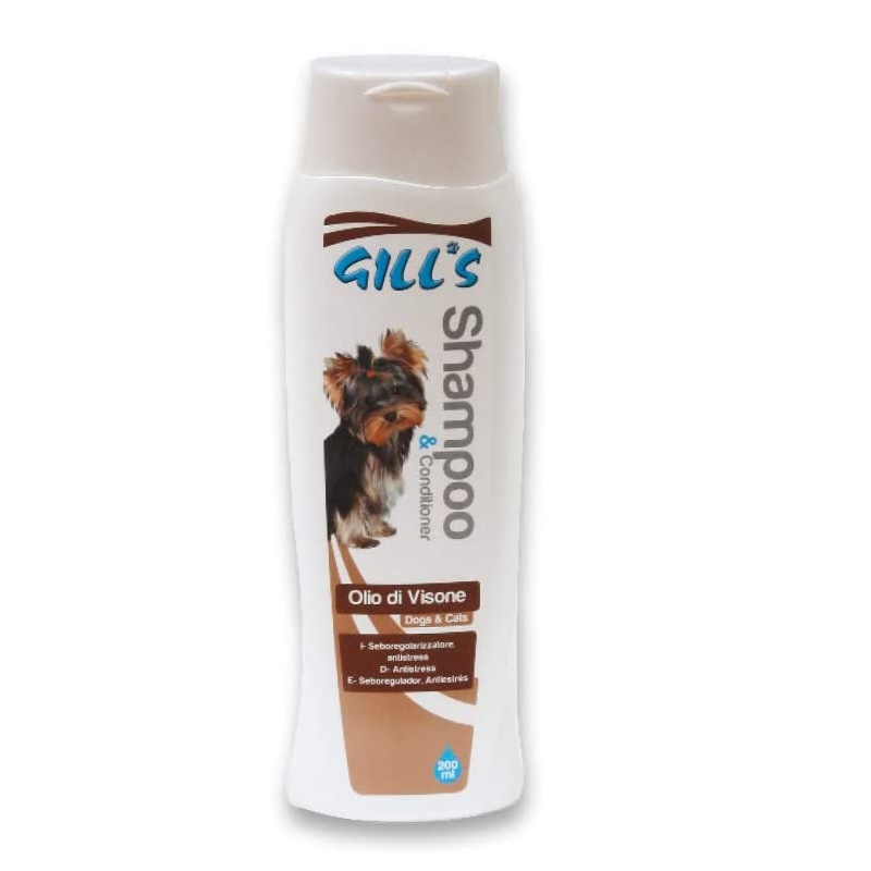 Croci Gill's Shampoo Conditioner With Mink Oil /Шампоан С Балсам С Масло От Норка За Кучета И Котки/-200мл Croci Gill's Shampoo Conditioner With Mink Oil /Шампоан С Балсам С Масло От Норка За Кучета И Котки/-200мл