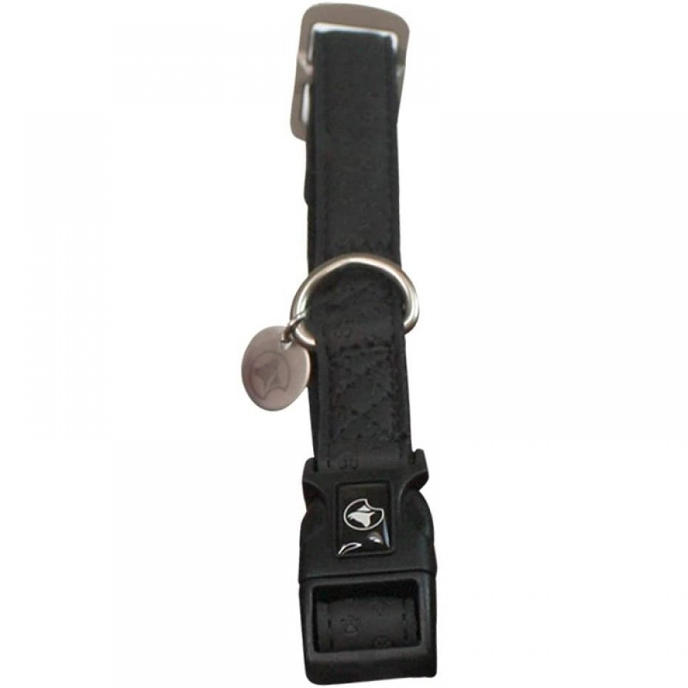 Croci Mylord Collar Black Medium /Двупластов Нашийник За Куче/-2x35-50см