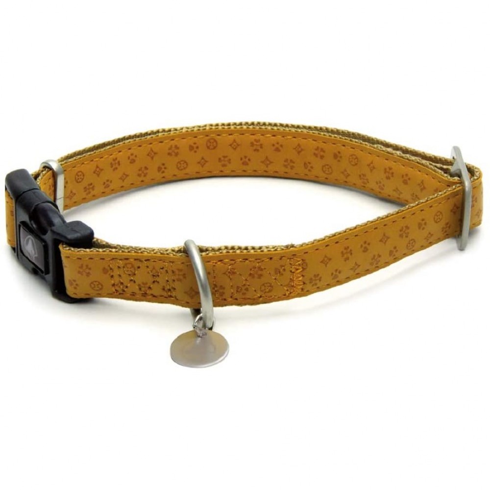 Croci Mylord Collar Beige Large /Двупластов Нашийник За Куче/-2,5x48-70см