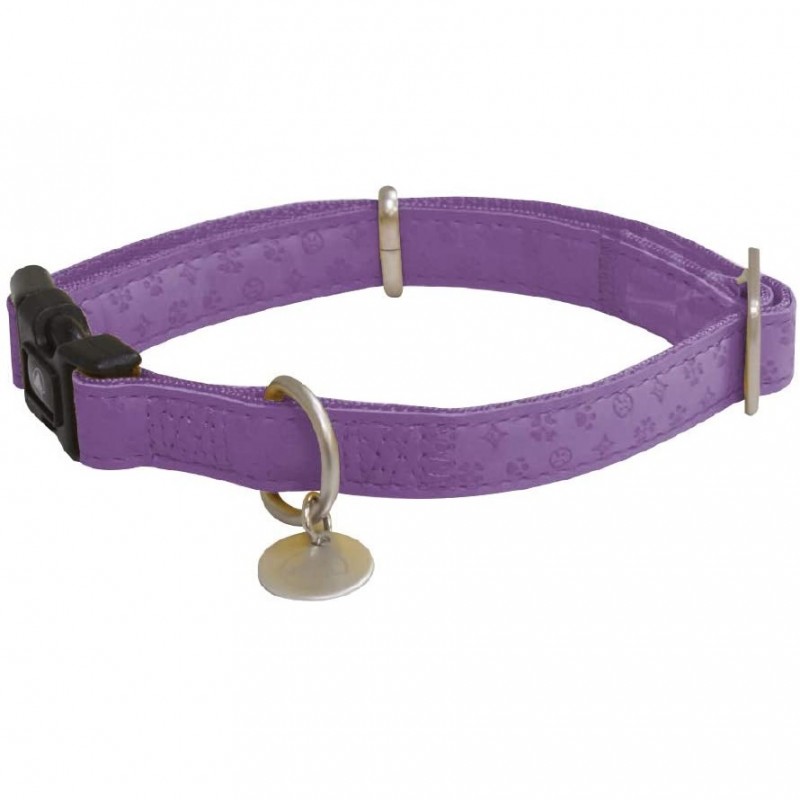 Croci Mylord Collar Purple Small /Двупластов Нашийник За Куче/-1,5x26-40см