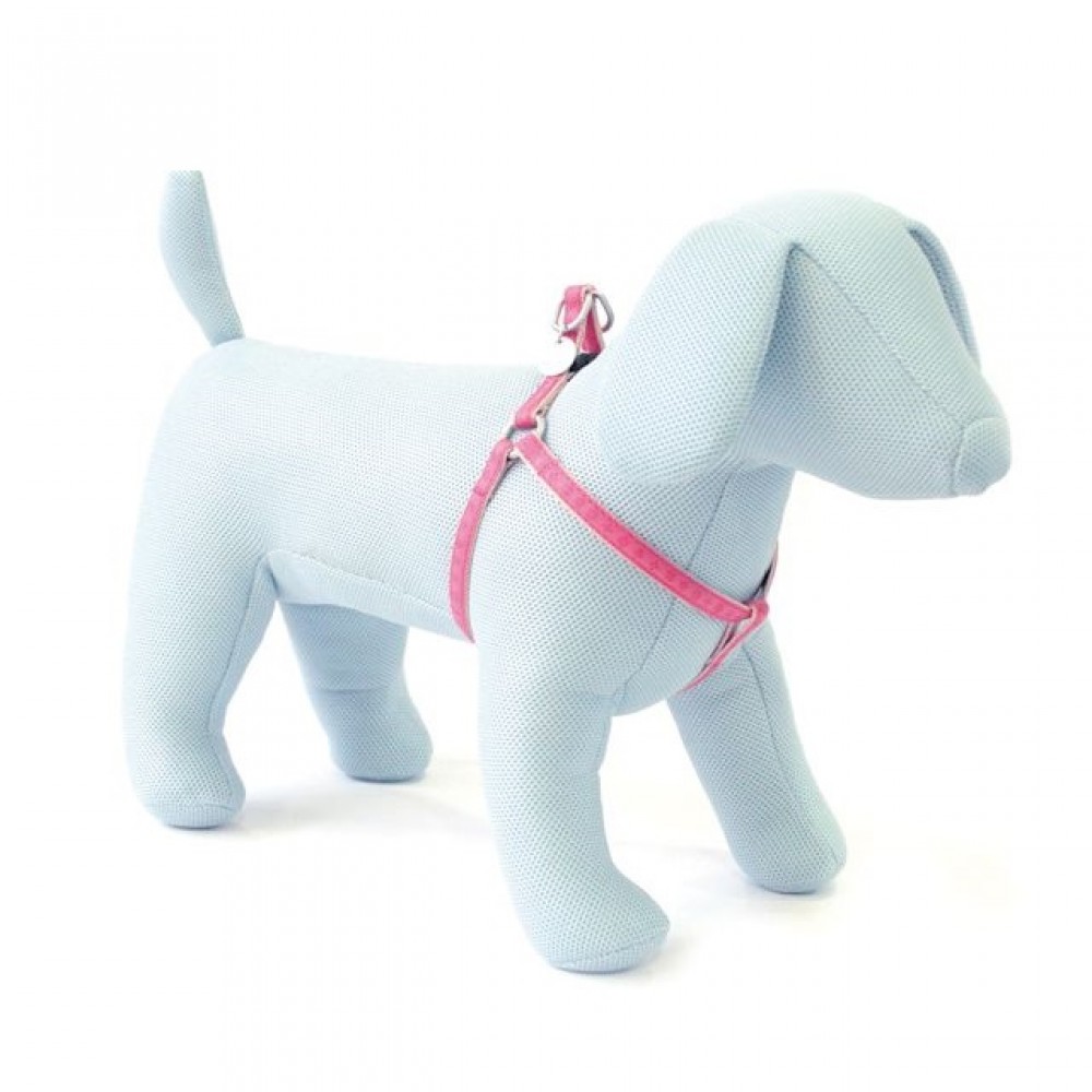 Croci Mylord Harness Pink Small /Двупластов Нагръдник За Куче/-1,5x36-60см