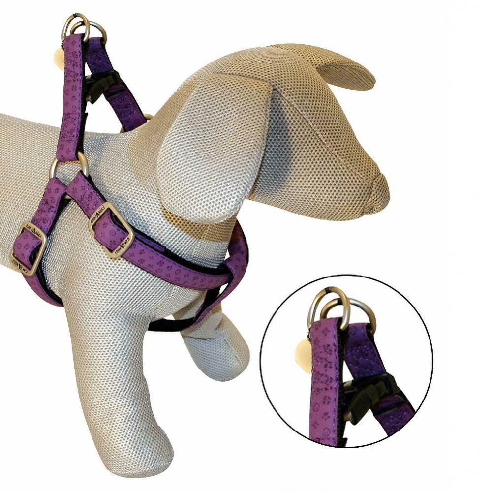 Croci Mylord Harness Purple Small /Двупластов Нагръдник За Куче/-1,5x36-60см