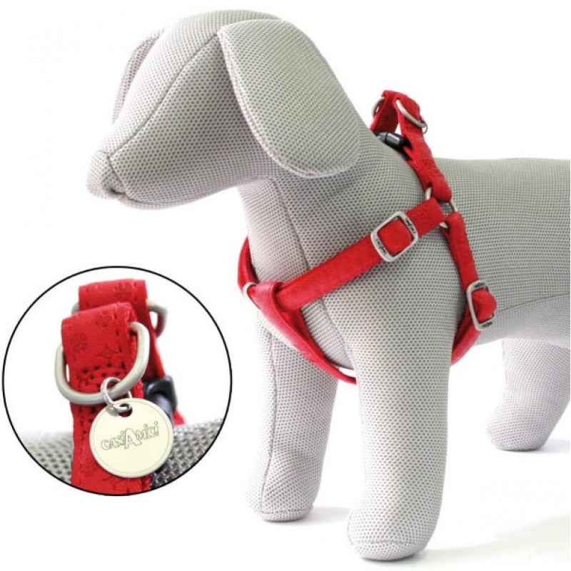 Croci Mylord Harness Red Large /Двупластов Нагръдник За Куче/-2,5x60-100см Croci Mylord Harness Red Large /Двупластов Нагръдник За Куче/-2,5x60-100см