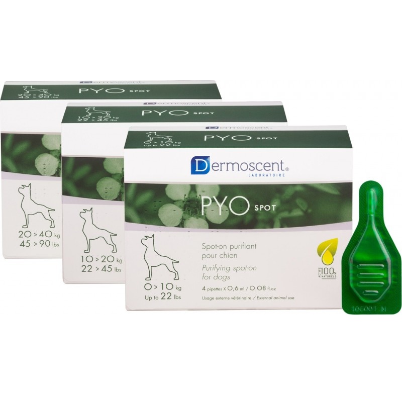 Dermoscent PYOspot Spot-On For Large Dogs /Пипети При Пиодермия И Дерматит За Кучета Големи Породи/-4бр Dermoscent PYOspot Spot-On For Large Dogs /Пипети При Пиодермия И Дерматит За Кучета Големи Породи/-4бр