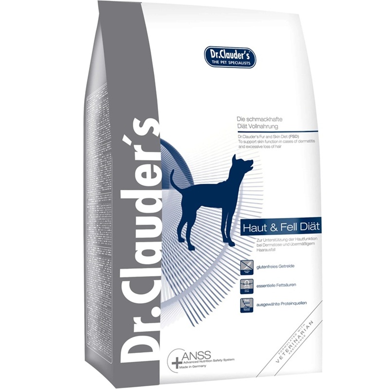 Dr.Clauder's Fur And Skin Diet Dog /Диета За Кучета При Лечение И Профилактика На Кожни Заболявания/-1кг