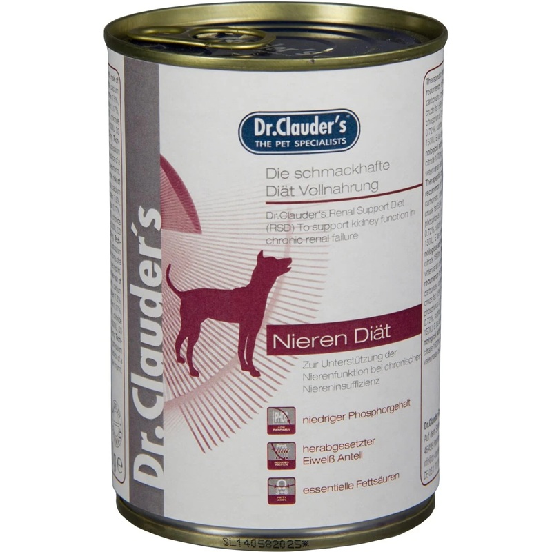 Dr.Clauder's Renal Support Diet Dog /Диета За Кучета При Лечение И Профилактика На Бъбречна Недостатъчност/-400гр Dr.Clauder's Renal Support Diet Dog /Диета За Кучета При Лечение И Профилактика На Бъбречна Недостатъчност/-400гр