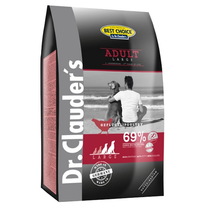 Dr.Clauder's Best Choice Adult Large /Пълноценна Храна За Израснали Кучета Големи Породи/-12,5кг Dr.Clauder's Best Choice Adult Large /Пълноценна Храна За Израснали Кучета Големи Породи/-12,5кг