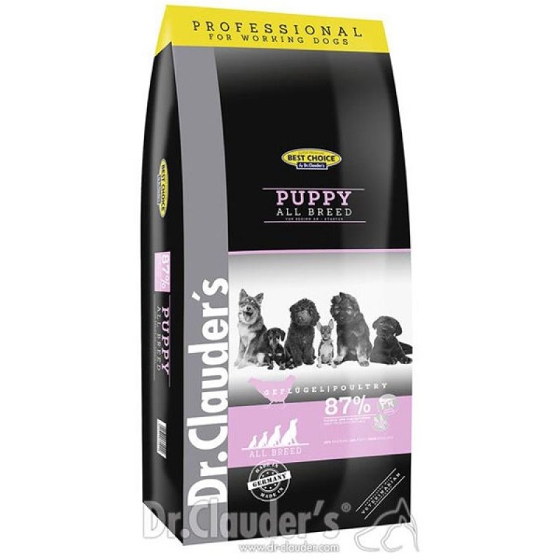Dr.Clauder's Best Choice Puppy All Breed /Пълноценна Храна За Подрастващи Кученца От Всички Породи/-20кг Dr.Clauder's Best Choice Puppy All Breed /Пълноценна Храна За Подрастващи Кученца От Всички Породи/-20кг