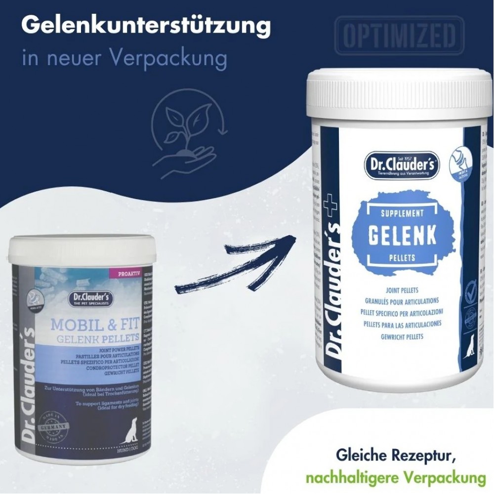Dr.Clauder's Gelenk Pellets /Гранулирана Хранителна Добавка За Кучета С Двигателни Проблеми/-675гр Dr.Clauder's Gelenk Pellets /Гранулирана Хранителна Добавка За Кучета С Двигателни Проблеми/-675гр