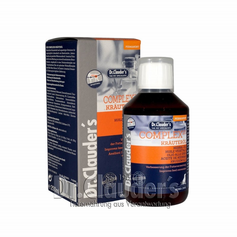 Dr.Clauder's Intestinal Complex20 – Herbal Oil /Комплексно Билково Масло/-1л Dr.Clauder's Intestinal Complex20 – Herbal Oil /Комплексно Билково Масло/-1л