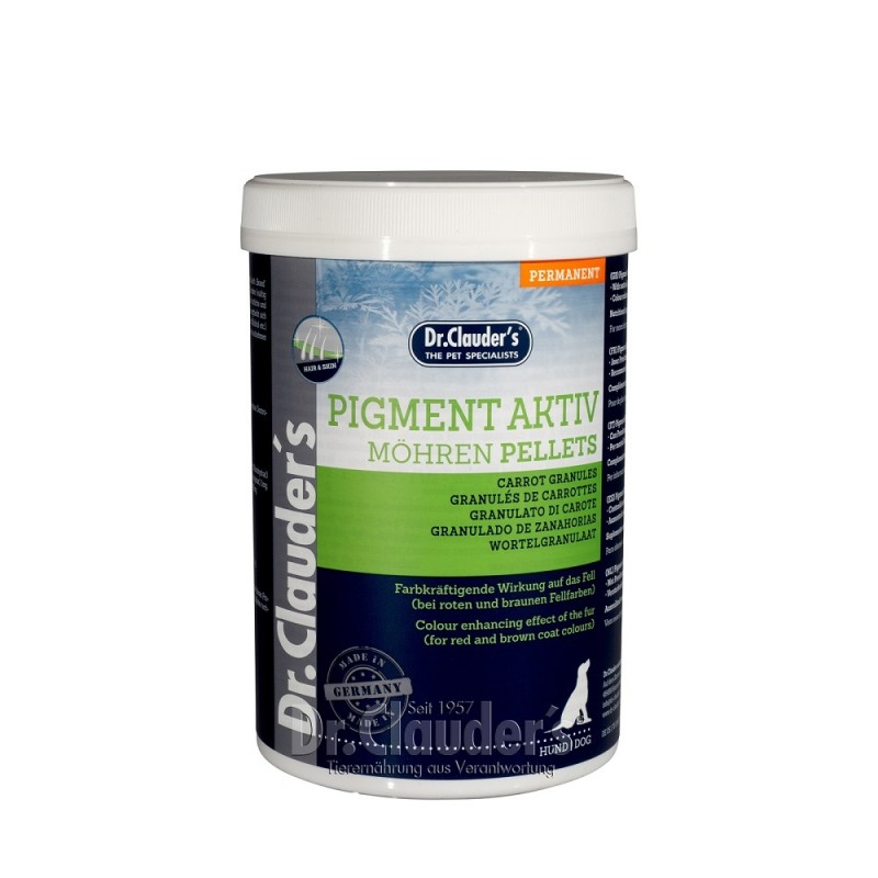 Dr.Clauder's Hair&Skin Pigment Active Carrot Pellets /Хранителна Добавка За Кучета С Моркови/-600гр Dr.Clauder's Hair&Skin Pigment Active Carrot Pellets /Хранителна Добавка За Кучета С Моркови/-600гр