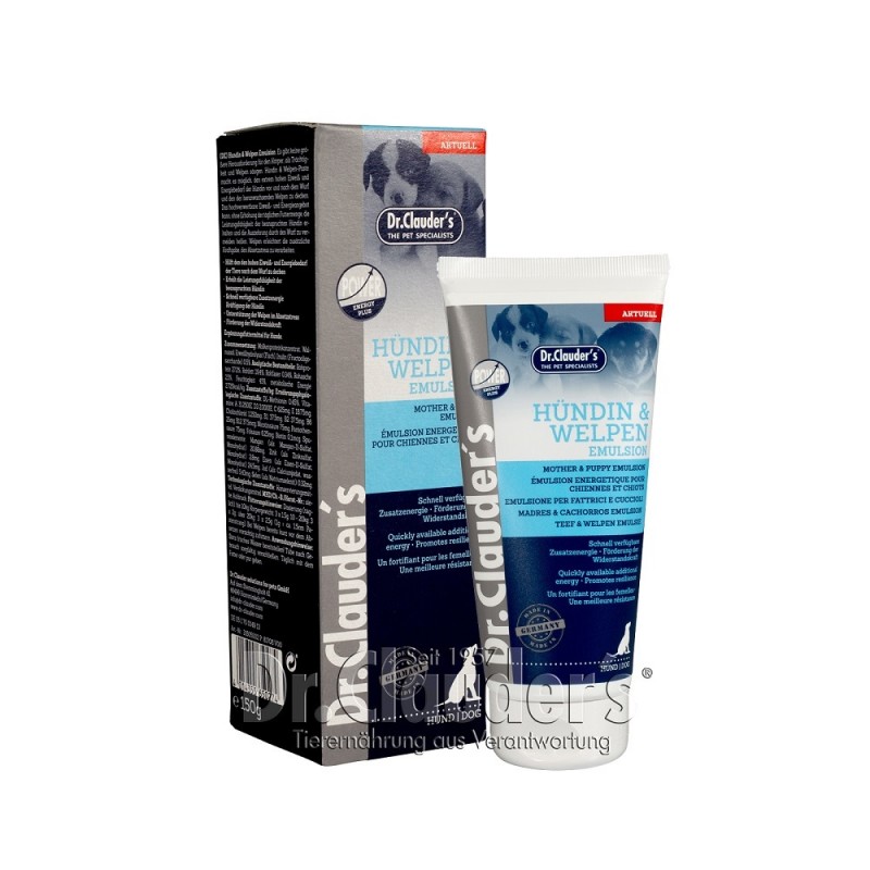 Dr.Clauder's Pro Life - Mother&Puppy Emulsion /Хранителна Добавка За Кучета При Бременност И Кърмене/-150гр Dr.Clauder's Pro Life - Mother&Puppy Emulsion /Хранителна Добавка За Кучета При Бременност И Кърмене/-150гр