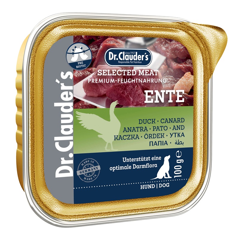 Dr.Clauder's Selected Meat Duck /Пълноценна Храна За Израснали Кучета С Патешко Месо/-100гр