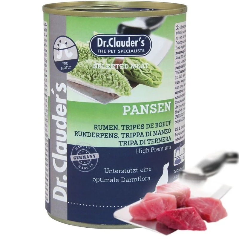 Dr.Clauder's Selected Meat Rumen /Пълноценна Храна За Израснали Кучета С Телешко Шкембе/-400гр