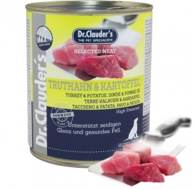 Dr.Clauder's Selected Meat Turkey&Potato /Пълноценна Храна За Израснали Кучета С Пуешко Месо И Картофи/-800гр Dr.Clauder's Selected Meat Turkey&Potato /Пълноценна Храна За Израснали Кучета С Пуешко Месо И Картофи/-800гр