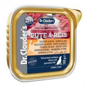 Dr.Clauder's Selected Meat Turkey&Rice /Пълноценна Храна За Израснали Кучета С Пуешко Месо И Ориз/-100гр Dr.Clauder's Selected Meat Turkey&Rice /Пълноценна Храна За Израснали Кучета С Пуешко Месо И Ориз/-100гр