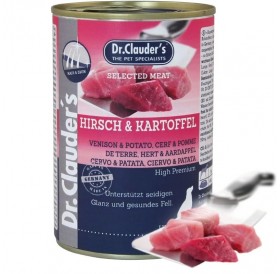 Dr.Clauder's Selected Meat Venison&Potato /Пълноценна Храна За Израснали Кучета С Еленско Месо И Картофи/-400гр