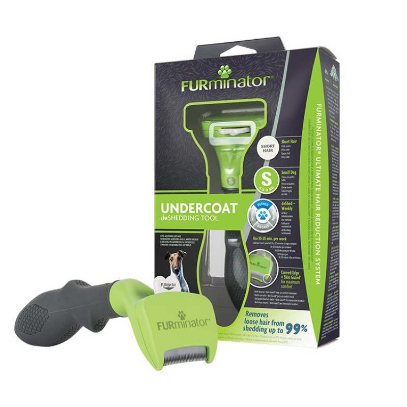 FURminator Undercoat DeShedding Tool For Short Haired Small Dogs /Гребен Тип Тример За Кучета Малки Породи С Къса Козина/