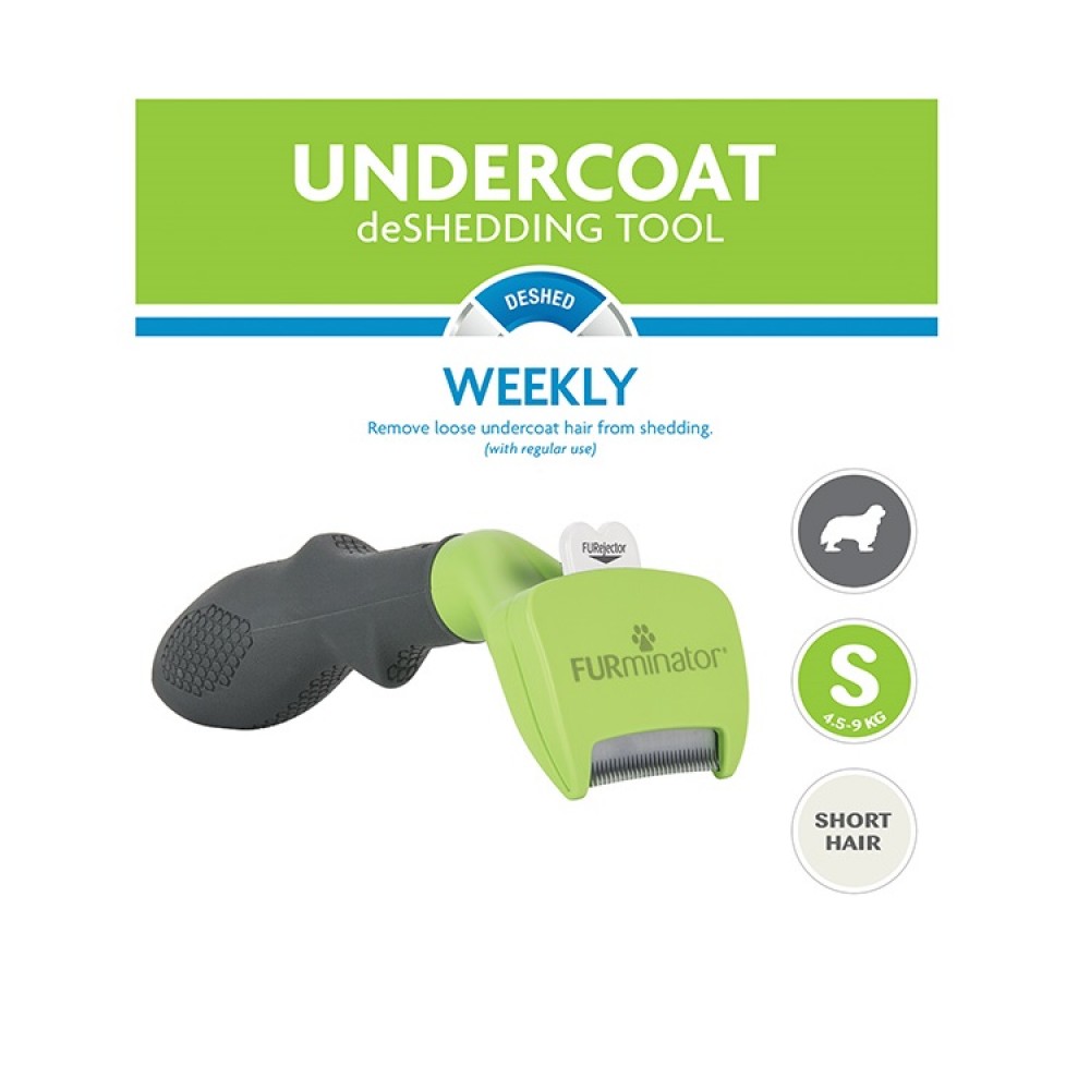 FURminator Undercoat DeShedding Tool For Short Haired Small Dogs /Гребен Тип Тример За Кучета Малки Породи С Къса Козина/