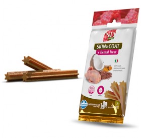 N&D Quinoa Dental Treat Skin&Coat Quail Adult Medium&Maxi /Дентални Лакомства За Кучета Средни И Едри Породи За Красива Козина И Здрава Кожа С Пъдпъдък И Киноа/-7бр N&D Quinoa Dental Treat Skin&Coat Quail Adult Medium&Maxi /Дентални Лакомства За Кучета Средни И Едри Породи За Красива Козина И Здрава Кожа С Пъдпъдък И Киноа/-7бр