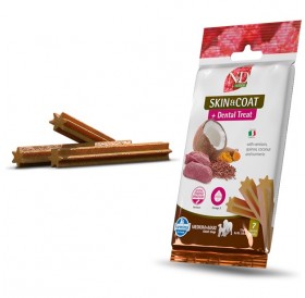 N&D Quinoa Dental Treat Skin&Coat Venison Adult Medium&Maxi /Дентални Лакомства За Кучета Средни И Едри Породи За Красива Козина И Здрава Кожа С Еленско Месо И Киноа/-7бр