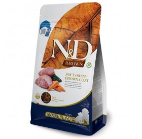 N&D Brown Canine Puppy Medium&Maxi Lamb Spirulina&Carrot /Пълноценна Без Зърнени Култури Храна За Подрастващи Кученца Средни И Едри Породи С Кафява Козина С Агнешко Месо Спирулина И Морков/-2кг N&D Brown Canine Puppy Medium&Maxi Lamb Spirulina&Carrot /Пълноценна Без Зърнени Култури Храна За Подрастващи Кученца Средни И Едри Породи С Кафява Козина С Агнешко Месо Спирулина И Морков/-2кг
