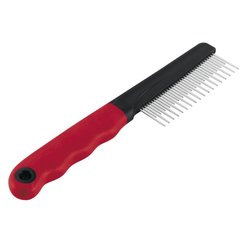 Ferplast GRO 5866 Dog&Cat Comb With Chrome Teeth /Двуредов Гребен/-20,2x4,2см Ferplast GRO 5866 Dog&Cat Comb With Chrome Teeth /Двуредов Гребен/-20,2x4,2см